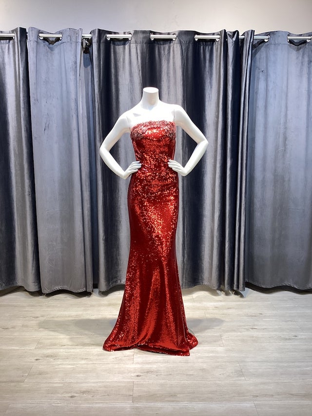 open lace back dress Women's One Shoulder Sequin Prom Dresses for Teens 2025 Sparkly Long F –  Msikoods Official Store main image 0